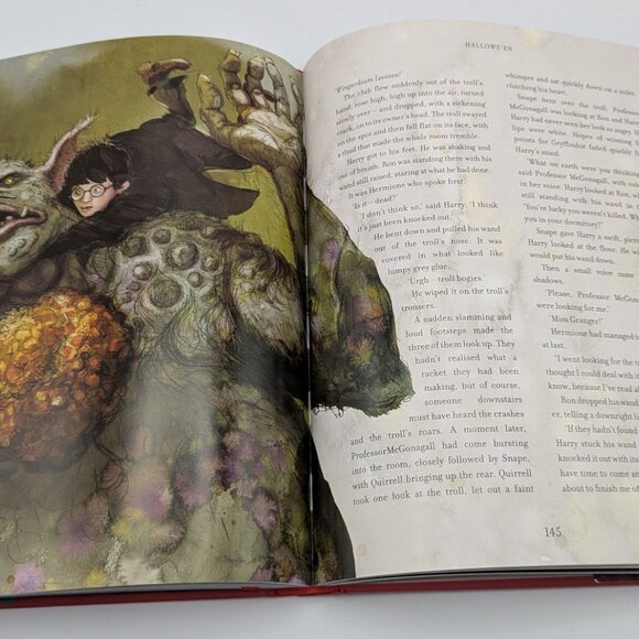 Harry Potter and the Sorcerer's Stone J. K. Rowling 2015 Hardcover Illustrated - Picture 8 of 10